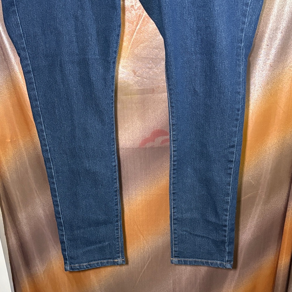 Eloquii size 24 Slim Dark Blue Stretch‎ Denim Jeans E2 - Picture 2 of 6